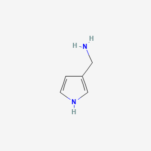 (1H-Pyrrol-3-yl)methanamine chemical structure (CAS 888473-50-5)
