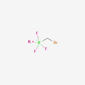 Potassium (bromomethyl)trifluoroborate chemical structure (CAS 888711-44-2)