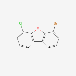 4-Bromo-6-chlorodibenzo[b,d]furan chemical structure (CAS 889109-65-3)