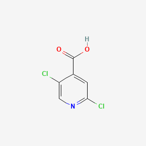 2,5-Dichloroisonicotinic acid chemical structure (CAS 88912-26-9)