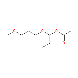 Di(propyleneglycol)methyletheracetate chemical structure (CAS 88917-22-0)