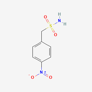 (4-Nitrophenyl)methanesulfonamide chemical structure (CAS 88918-72-3)