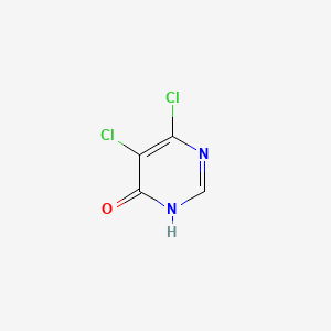 5,6-Dichloropyrimidin-4(3H)-one chemical structure (CAS 88982-91-6)