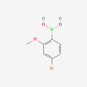 (4-Bromo-2-methoxyphenyl)boronic acid chemical structure (CAS 889849-21-2)