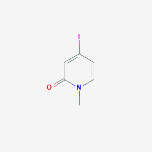 4-Iodo-1-methylpyridin-2(1H)-one chemical structure (CAS 889865-47-8)