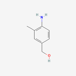 (4-Amino-3-methylphenyl)methanol chemical structure (CAS 88990-57-2)