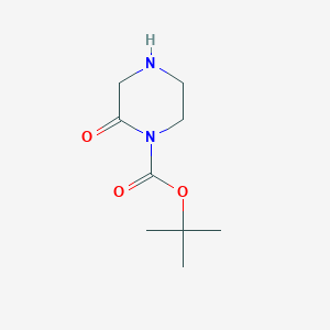 1-Boc-2-oxopiperazine chemical structure (CAS 889958-14-9)