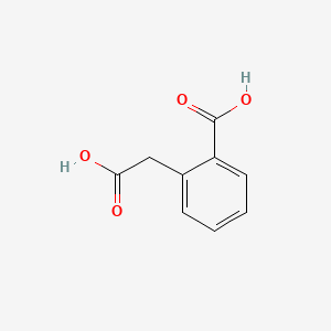 2-(Carboxymethyl)benzoic acid chemical structure (CAS 89-51-0)