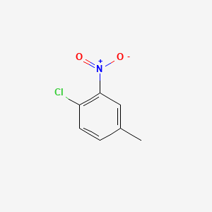 1-Chloro-4-methyl-2-nitrobenzene chemical structure (CAS 89-60-1)