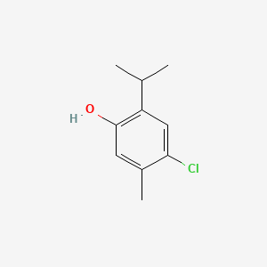 4-Chloro-2-isopropyl-5-methylphenol chemical structure (CAS 89-68-9)