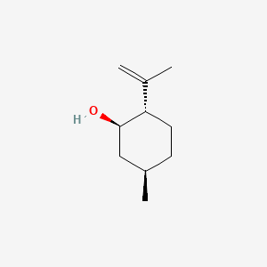 (1R,2S,5R)-5-Methyl-2-(prop-1-en-2-yl)cyclohexan-1-ol chemical structure (CAS 89-79-2)
