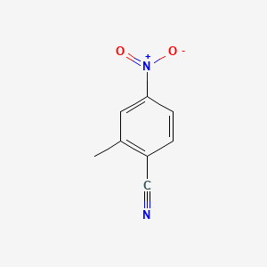 2-Methyl-4-nitrobenzonitrile chemical structure (CAS 89001-53-6)