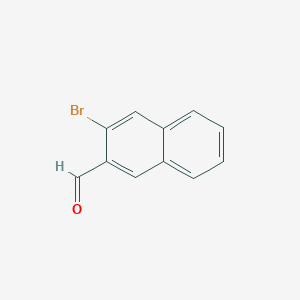 3-Bromo-2-naphthaldehyde chemical structure (CAS 89005-11-8)