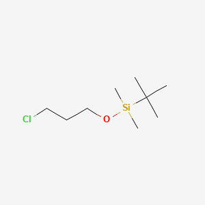 tert-Butyl(3-chloropropoxy)dimethylsilane chemical structure (CAS 89031-82-3)