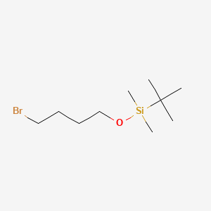 1-Bromo-4-(t-butyldimethylsilyloxy)butane chemical structure (CAS 89043-32-3)