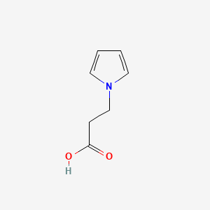 Pyrrole-1-propionic Acid chemical structure (CAS 89059-06-3)