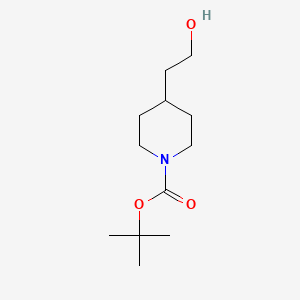 N-Boc-4-Piperidineethanol chemical structure (CAS 89151-44-0)