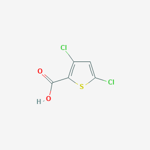 3,5-Dichlorothiophene-2-carboxylic acid chemical structure (CAS 89166-94-9)