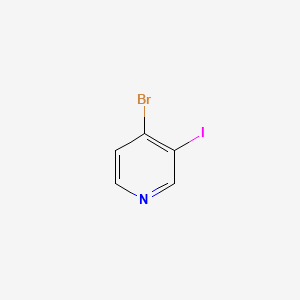 4-Bromo-3-iodopyridine chemical structure (CAS 89167-20-4)