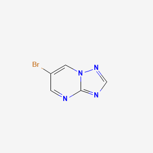 6-Bromo-[1,2,4]triazolo[1,5-a]pyrimidine chemical structure (CAS 89167-24-8)