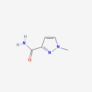 1-Methyl-1H-pyrazole-3-carboxamide chemical structure (CAS 89179-62-4)