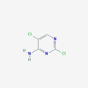 2,5-Dichloropyrimidin-4-amine chemical structure (CAS 89180-51-8)