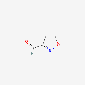 Isoxazole-3-carbaldehyde chemical structure (CAS 89180-61-0)