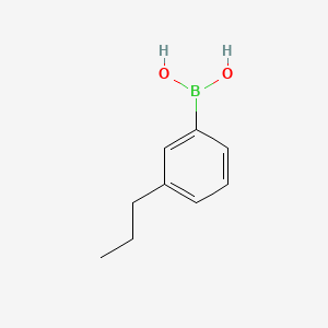 (3-Propylphenyl)boronic acid chemical structure (CAS 891843-25-7)