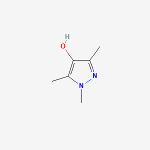 1,3,5-Trimethyl-1H-pyrazol-4-ol chemical structure (CAS 89193-22-6)