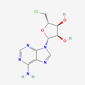 5'-Chloro-5'-deoxyadenosine chemical structure (CAS 892-48-8)