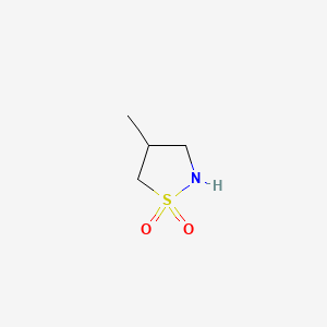 4-Methylisothiazolidine 1,1-dioxide chemical structure (CAS 89211-22-3)