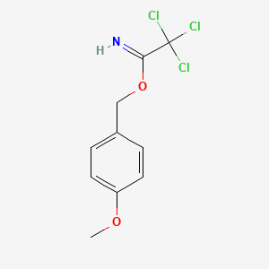 4-Methoxybenzyl 2,2,2-trichloroacetimidate chemical structure (CAS 89238-99-3)