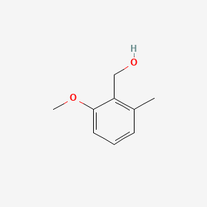 (2-Methoxy-6-methylphenyl)methanol chemical structure (CAS 89244-39-3)