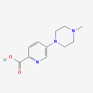 5-(4-Methylpiperazin-1-yl)picolinic acid chemical structure (CAS 892501-96-1)
