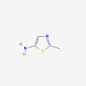 2-Methylthiazol-5-amine chemical structure (CAS 89281-44-7)