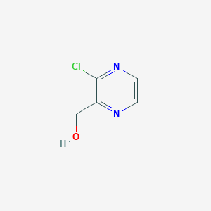 (3-Chloropyrazin-2-yl)methanol chemical structure (CAS 89283-32-9)