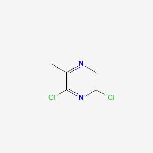 3,5-Dichloro-2-methylpyrazine chemical structure (CAS 89284-38-8)