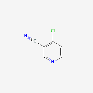 4-Chloronicotinonitrile chemical structure (CAS 89284-61-7)