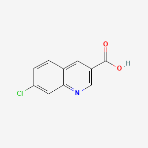 7-Chloroquinoline-3-carboxylic acid chemical structure (CAS 892874-49-6)