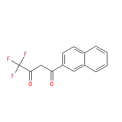 4,4,4-Trifluoro-1-(naphthalen-2-yl)butane-1,3-dione chemical structure (CAS 893-33-4)