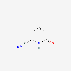 6-Oxo-1,6-dihydropyridine-2-carbonitrile chemical structure (CAS 89324-17-4)