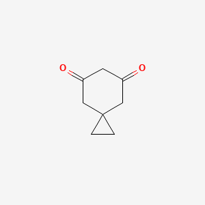 Spiro[2.5]octane-5,7-dione chemical structure (CAS 893411-52-4)