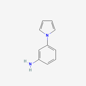 3-(1H-Pyrrol-1-yl)aniline chemical structure (CAS 89353-42-4)