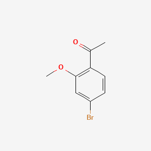1-(4-Bromo-2-methoxyphenyl)ethanone chemical structure (CAS 89368-12-7)