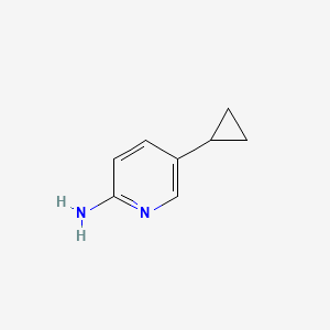 5-Cyclopropylpyridin-2-amine chemical structure (CAS 893738-68-6)