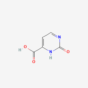 2-Oxo-3H-pyrimidine-4-carboxylic acid chemical structure (CAS 89379-73-7)