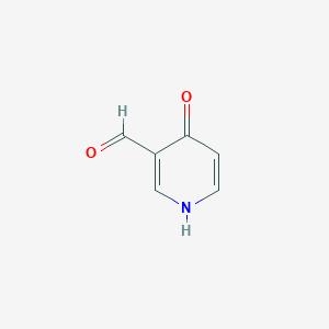 4-Hydroxynicotinaldehyde chemical structure (CAS 89380-70-1)