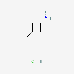 3-Methylcyclobutanamine hydrochloride chemical structure (CAS 89381-07-7)
