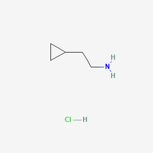2-Cyclopropylethanamine hydrochloride chemical structure (CAS 89381-08-8)