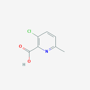 3-Chloro-6-methylpicolinic acid chemical structure (CAS 894074-82-9)